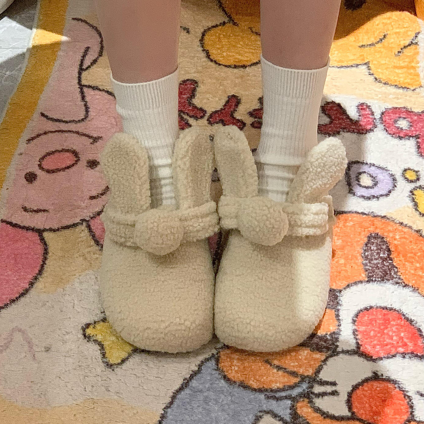 超级舒服的懒人棉拖鞋外穿不累脚