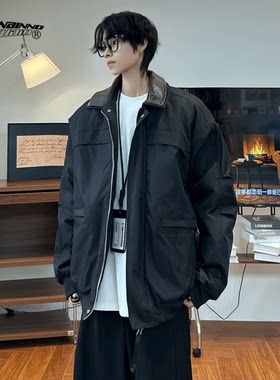 秋冬加厚保暖工装夹克棉衣外套