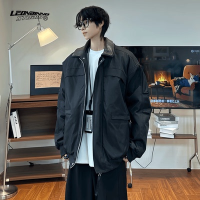 秋冬加厚保暖工装夹克棉衣外套