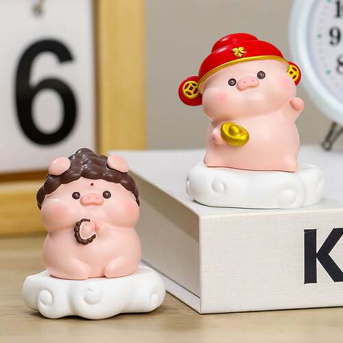 New Buddha style small ornaments happy lotus office station