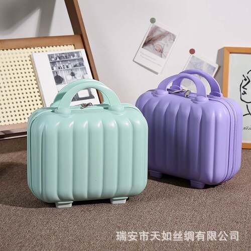Cosmetic case suitcase 14-inch luggage cosmetic bag gift