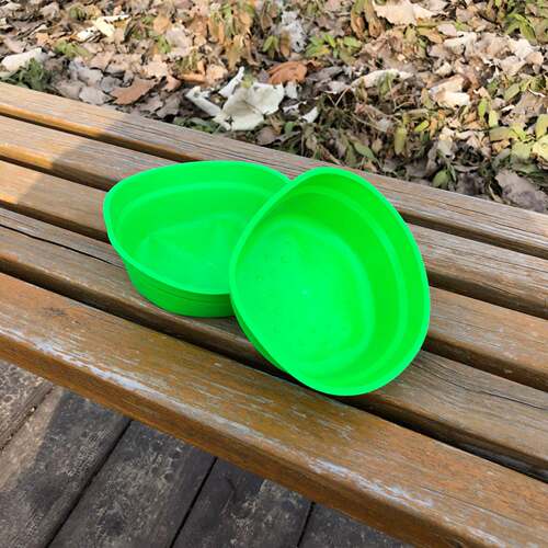 Fishing tackle wholesale portable rubber fish feeding Basin