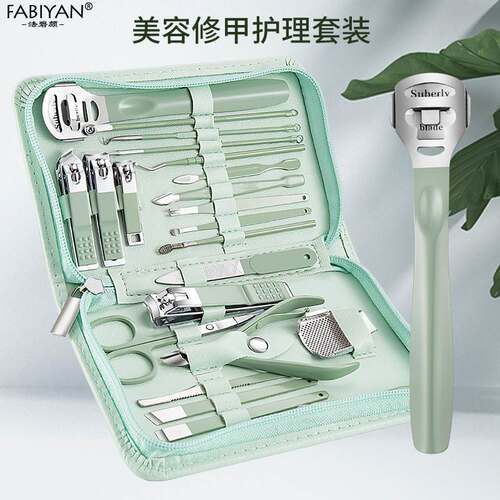 Cross border nail clippers suit wholesale stainless steel