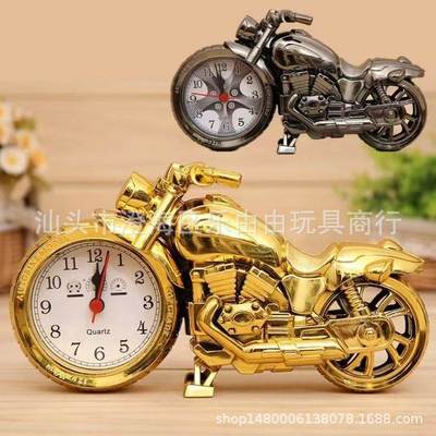 Creative Motorcycle Alarm Clock Decoration Student Bedside