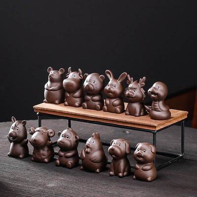 Ceramic Zodiac Ornaments Complete Set of Small Ornaments