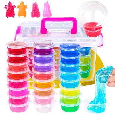 Crystal Mud Chldren's Transparent Color Mud Slme Jelly