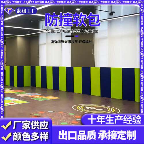 Basketball Hall Anti-collision Soft Bag Wall Background