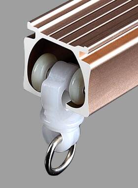 Shenzhou Yuye mute curtain track thickened aluminum alloy