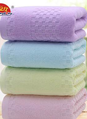 Full red space bath towel thick soft absorbent men's and
