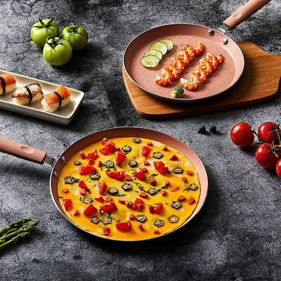 In stock factory straight hair aluminum pancake pan