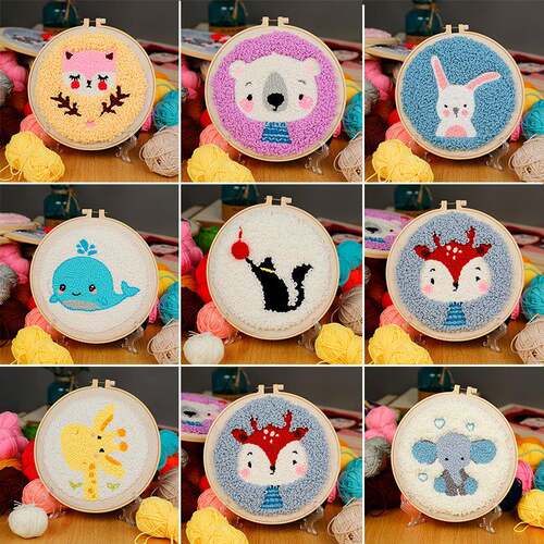 Russian Stamping Embroidery diy Material Package Stamping