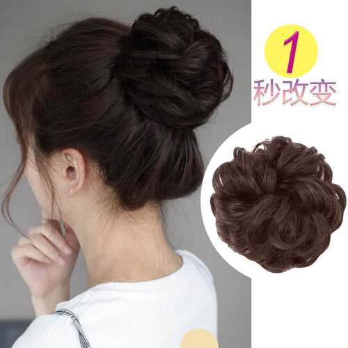 Marubeni head chemical fiber curly hair band grab clip
