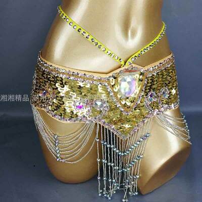 Sexy belly dance waist chain dance close-fitting waist seal