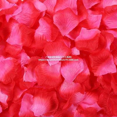 Non-woven fabric one catty simulation petal wedding