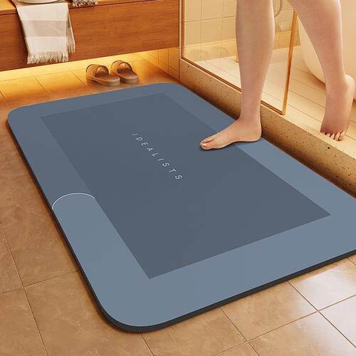 Simple Diatom Mud Floor Mat for Kitchen and Bathroom,