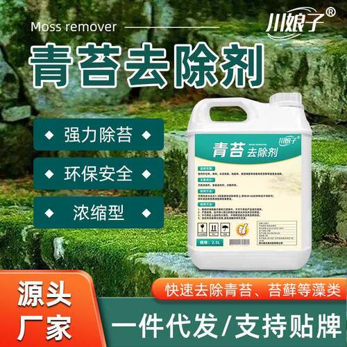 Moss remover cement floor step wall tile cleaning pool moss