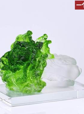 Colored Glaze cabbage fortune crafts decoration shop