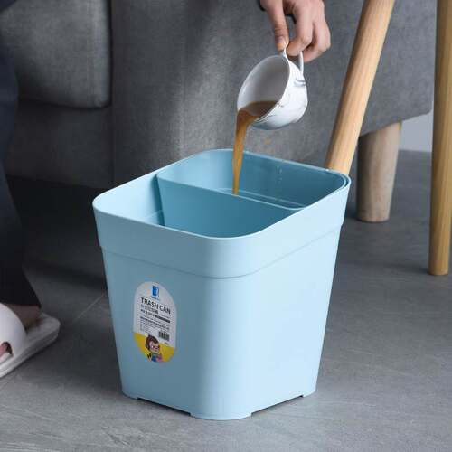 Classification trash can creative household kitchen wet and