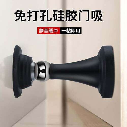 New non-perforated silicone door stopper anti-collision