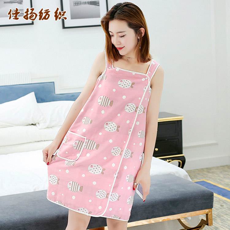 Wholesale Bath Skirt Tube Top Three Layer Gauze Bath Towel