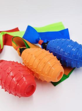 Pet Tpr Sound Ribbon Toy Ball Molar Teeth Cleaning Ball