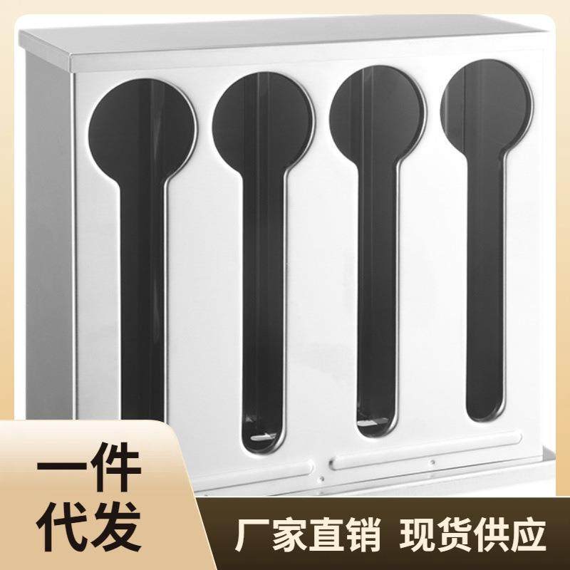 �?Stainless Steel Square Chopstick Barrel Spoon Box