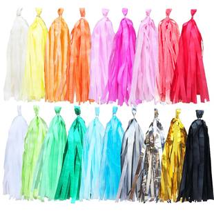 Wholesale Paper Tassels Wedding Room Decoration Tassels