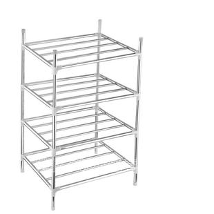 Multi-Layer Stainless Steel Storage Rack Bathroom Washbasin