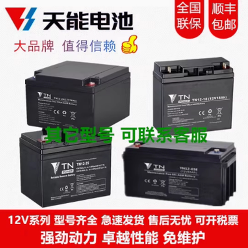 天能蓄电池原装正品TN12-33E 12V33AH TN12-38E 12V38AH免维护UPS