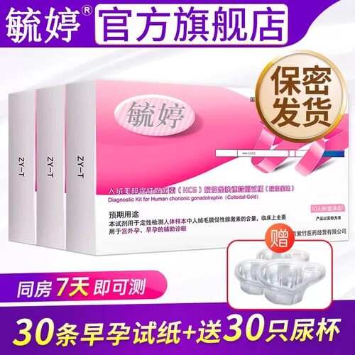 官方旗舰店 隐私发货 快速测孕