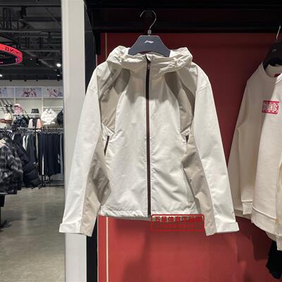 李宁2026春女子户外CF溯｜白龘防泼水宽松防护珑壳外套AJDW040