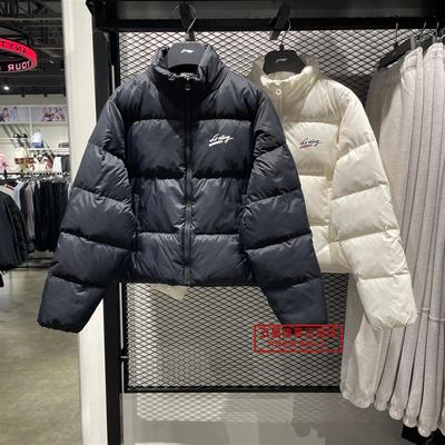 李宁2025冬季新品女子运动潮流系列80%鸭绒保暖短羽绒服AYMV236