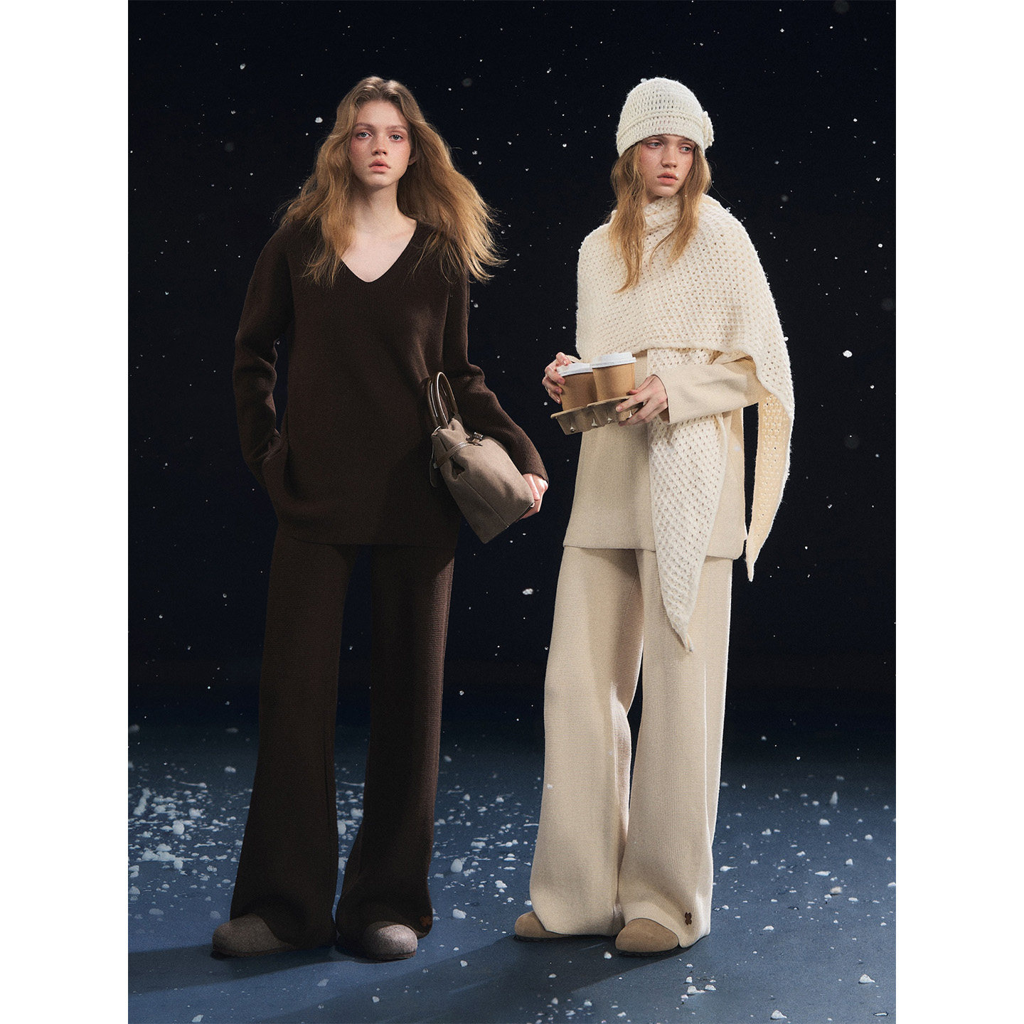 SOMESOWE 华夫格针织套装,女装/女士精品,时尚套装,淘宝优惠券,粉丝福利购,淘宝优惠卷