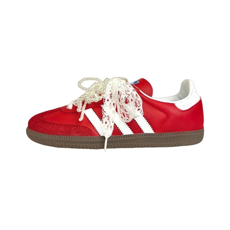 【定制球鞋】adidas originals SAMBA OG蔷薇少女 男女款百搭板鞋