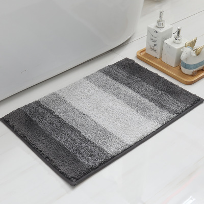 Gradient color household bathroom floor mat渐变色浴室地垫