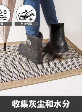 Entrance door mat rubber anti slip foot mat地垫橡胶防滑脚垫