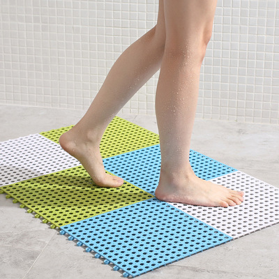 TPR bathroom anti slip mat shower splicing floor mat隔水垫