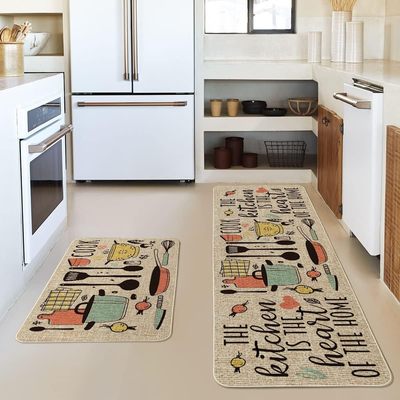 American tableware kitchen floor mat absorbs water厨房地垫