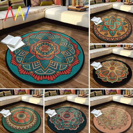 Carpet Living-Room Bed-room Round Mats Rugs Table Floor