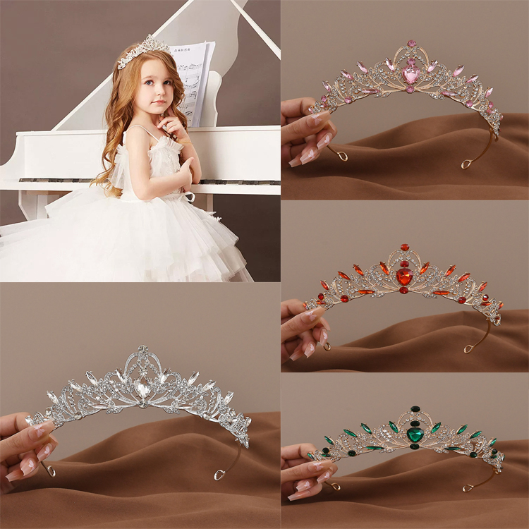 儿童高端水晶王冠生日女童发饰