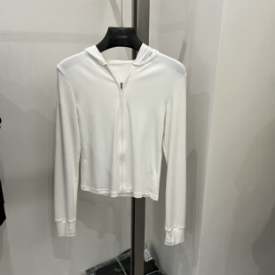 时尚 连帽拉链卫衣开衫 女修身 2026春季 帽衫 韩版 显瘦长袖 上衣潮 新款