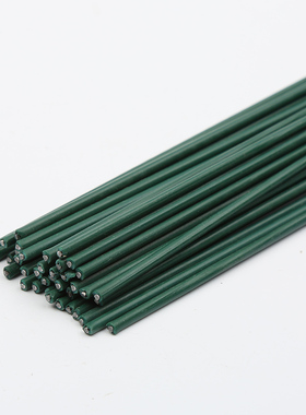 2号花杆高品质光滑DIY手工制作材料绿色花杆做丝带玫瑰花艺40CM长