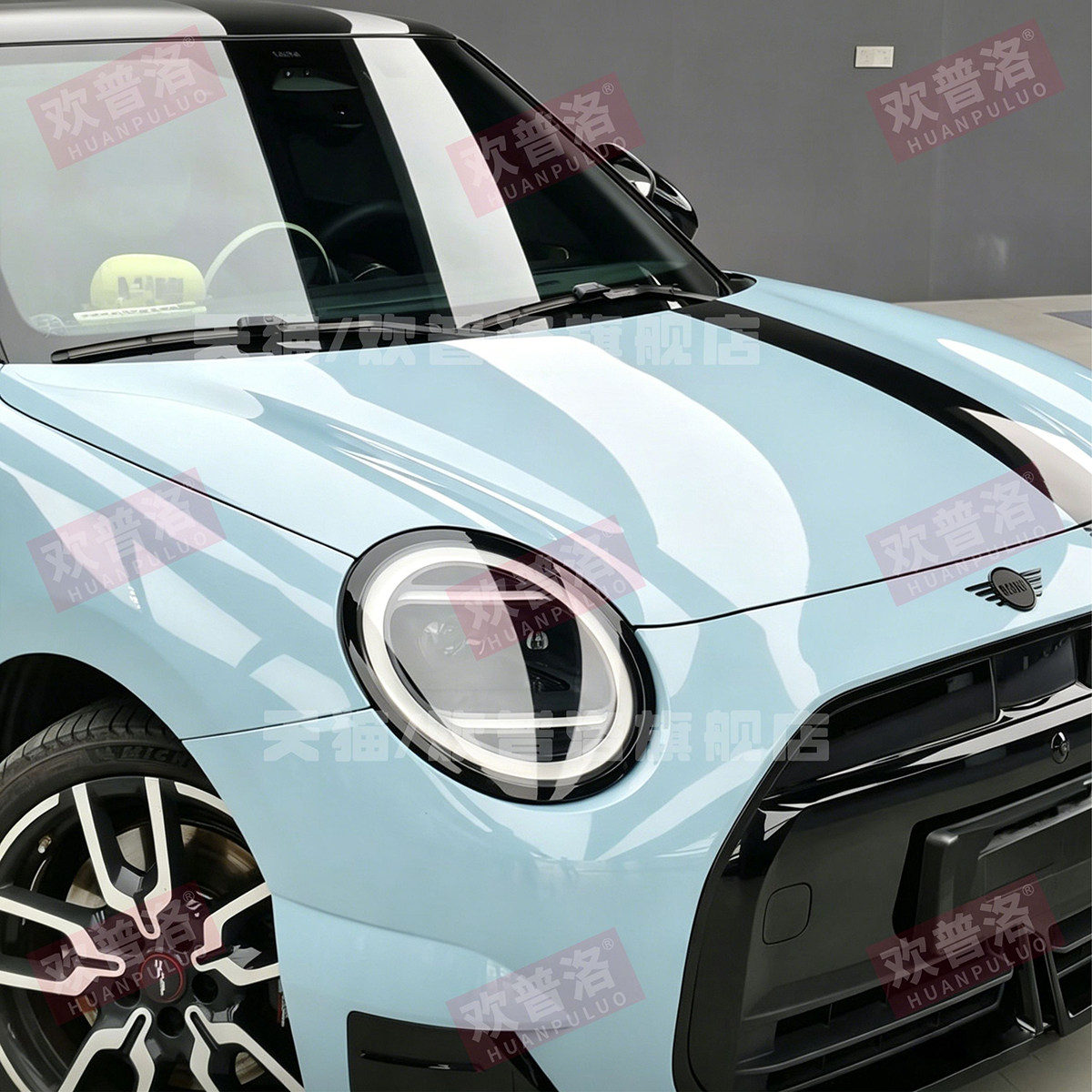 电动j01宝马MINI F55蒙特卡洛版52数字贴纸F66汽车身贴拉花Cooper