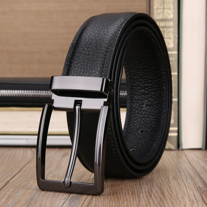 针扣商务休闲风男士年轻人皮带