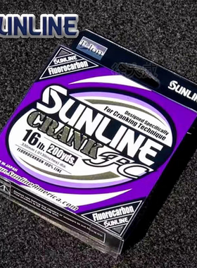 SUNLINE桑濑摇滚胖子硬饵专用氟碳线CRANK FC路亚前导线主线183米