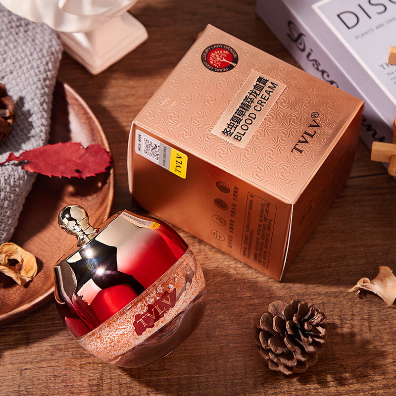 新款推荐tvlv冬虫夏草龙血膏保湿贵妇膏清爽懒人膏面霜9532