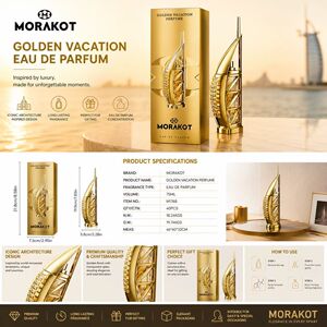 李佳琪推荐morakot新款金色度假香水持久香氛中性香水香水