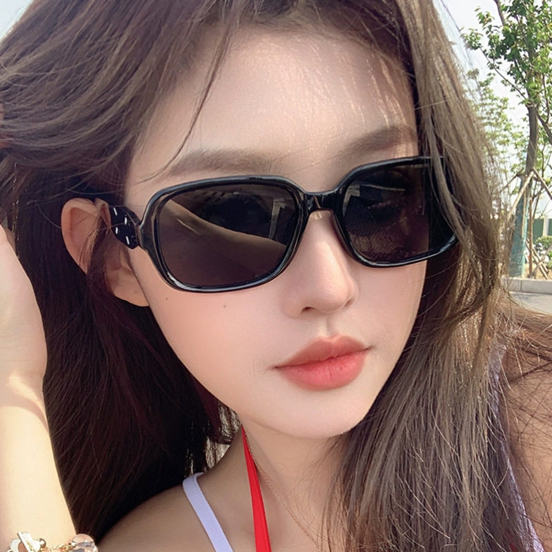 法国Cherry Kitty辣妹新款出游方框太阳镜时尚街拍穿搭眼镜简约