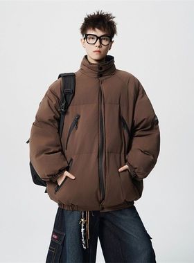 BDLS工作室文艺男女店港风情侣款冬季新款棉衣外套男女棉服面包服