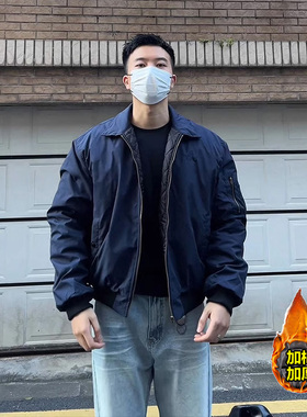 BDLS工作室文艺男女店港风情侣款男女同款港风夹克棉服棉衣款外套